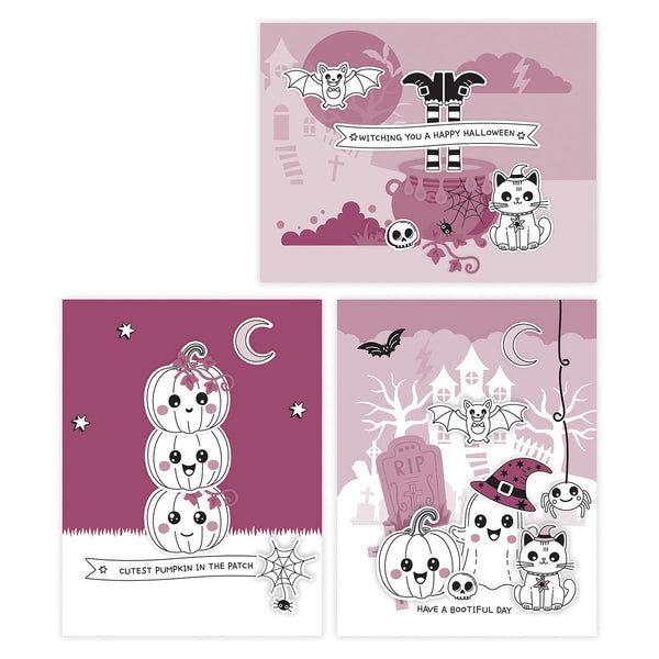 Tonic Studios Creative Collection A Frightfully Friendly Creative Collection - Die, Stamp & Stencil Set - 5977e