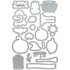 Tonic Studios Creative Collection A Frightfully Friendly Creative Collection - Die, Stamp & Stencil Set - 5977e