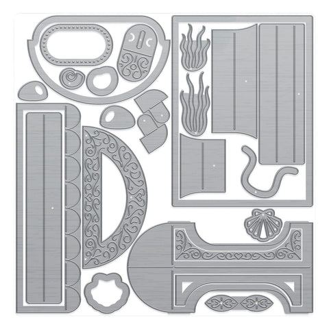 Tonic Studios Die Cutting Buried Treasure - Create & Make Die Set - CREATE19