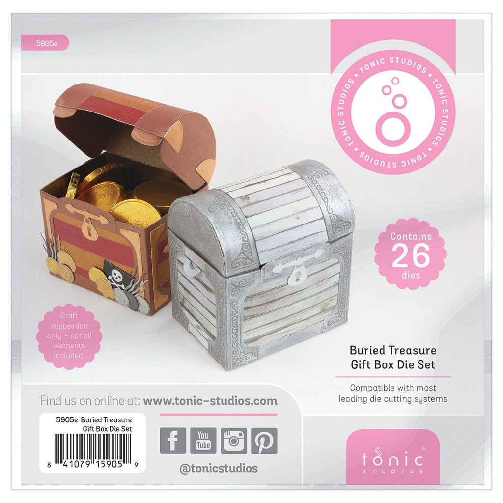 Tonic Studios Die Cutting Buried Treasure - Create & Make Die Set - CREATE19