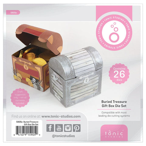 Tonic Studios Die Cutting Buried Treasure - Create & Make Die Set - CREATE19
