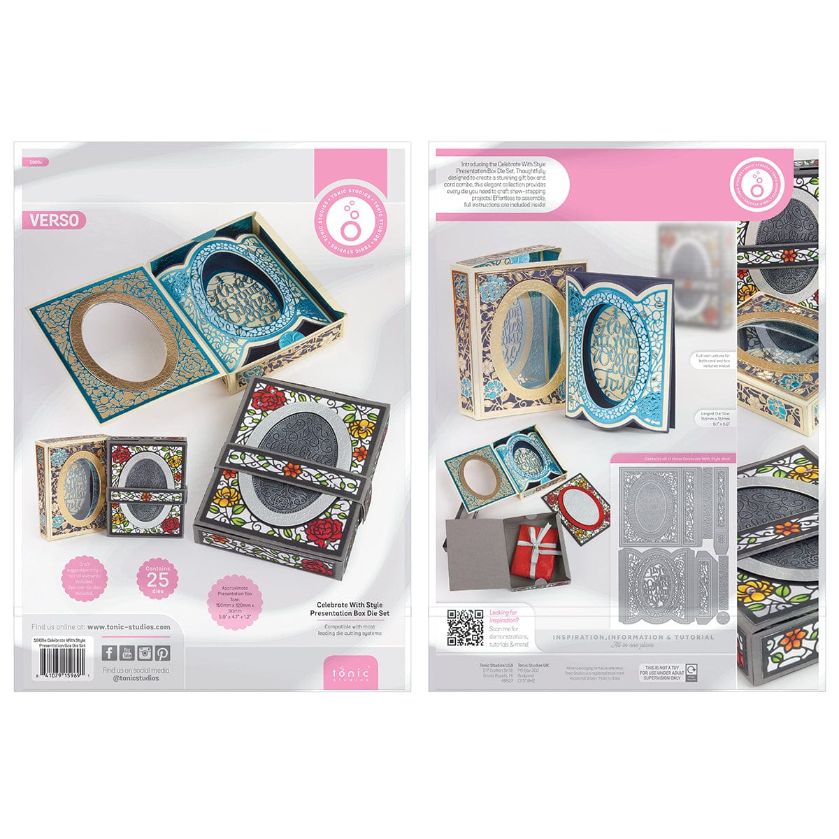 Tonic Studios Die Cutting Celebrate with Style Presentation Box - Showcase Die Set - SHOW60