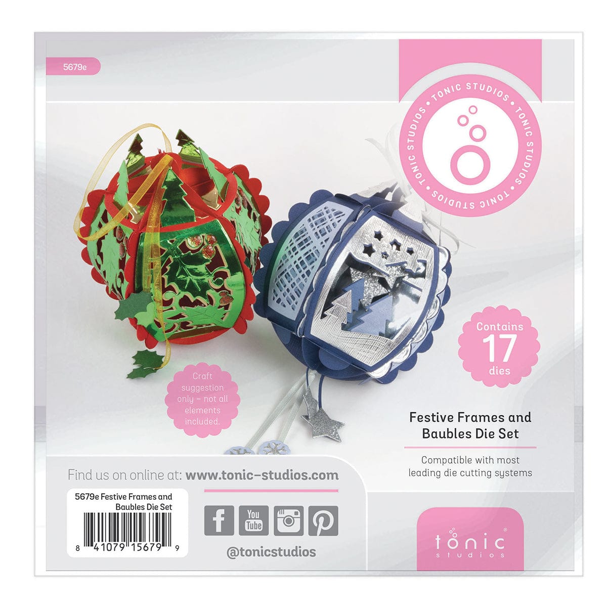 Festive Frames & Baubles Die Set Tonic Studios USA