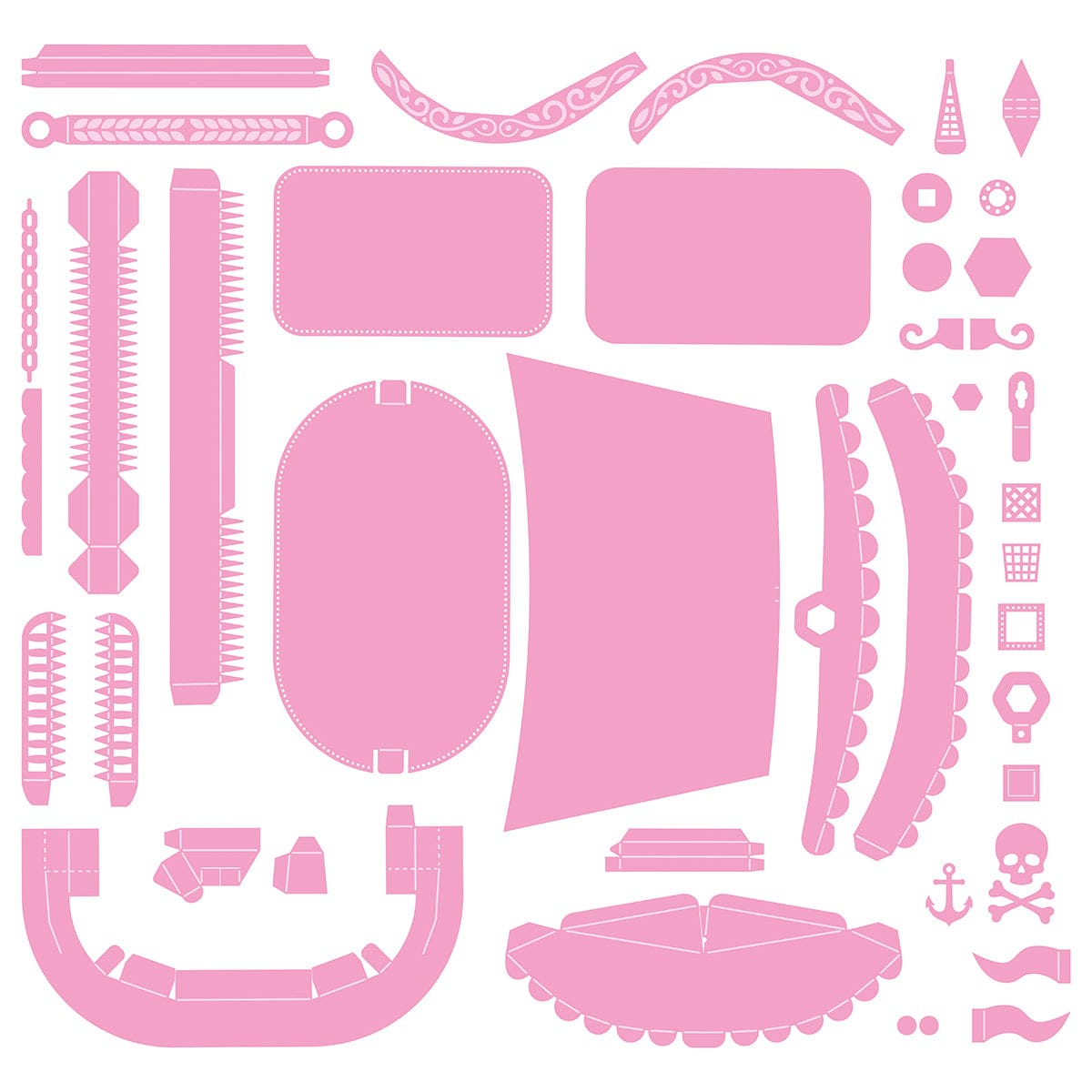 Tonic Studios Die Cutting Grandiose Galleon Gift Box Die Set - 6068e