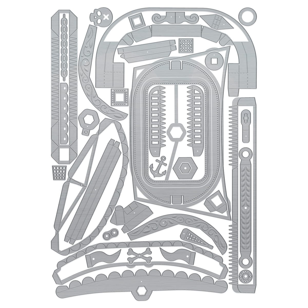 Tonic Studios Die Cutting Grandiose Galleon Gift Box Die Set - 6068e