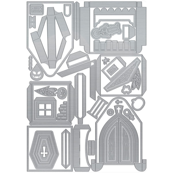 Tonic Studios Die Cutting Macabre Mausoleum - Showcase Die Set - SHOW59