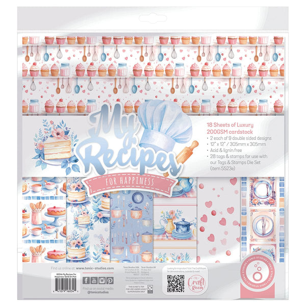 Tonic Studios Die Cutting My Memory Book - My Recipes For Happiness Collection