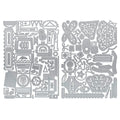 Tonic Studios Die Cutting Nutcracker Soldier & Sugar Plum Fairy Gift Box Die Collection - 5867e