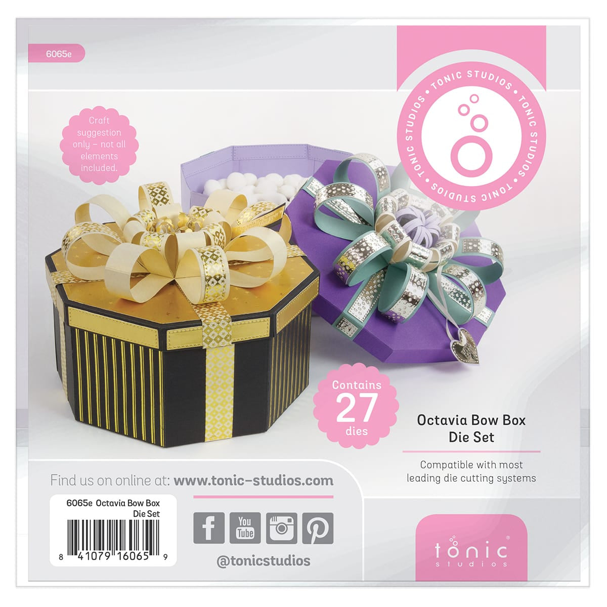 Tonic Studios Die Cutting Octavia Bow Box - Create & Make Die Set - CREATE23