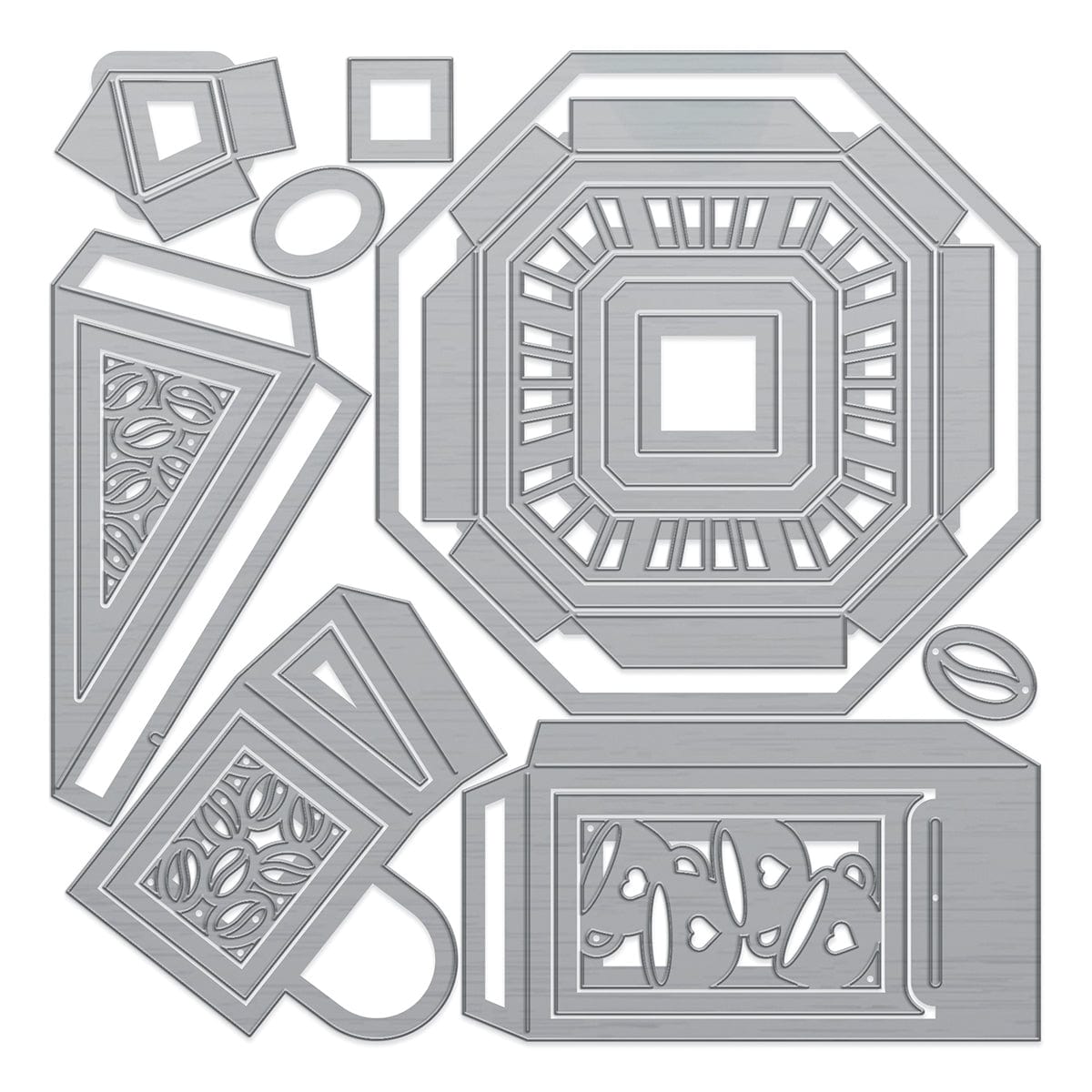 Tonic Studios Die Cutting Perfect Percolator Gift Box Die Set - 5820e