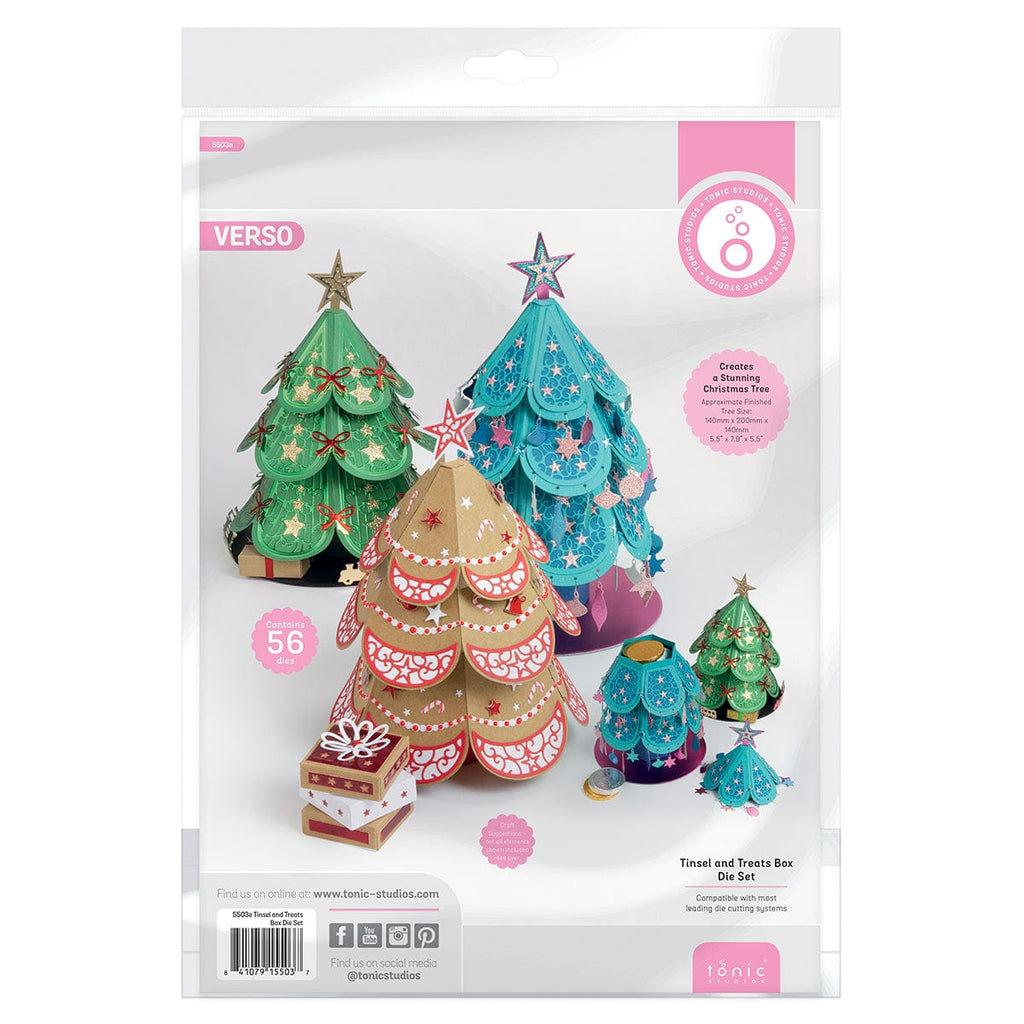 Tinsel & Treats Gift Box Die Set – Tonic Studios USA