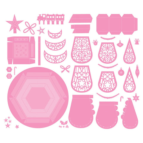 Tinsel & Treats Gift Box Die Set – Tonic Studios USA