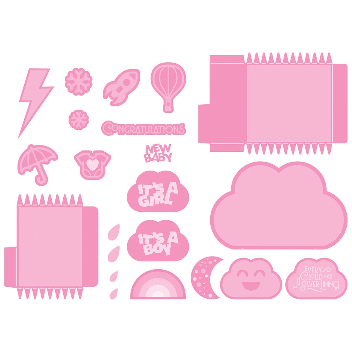 Wonderful Weather Cloud Gift Box Die Set