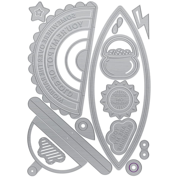 Wonderful Weather Rainbow Gift Box Die Set