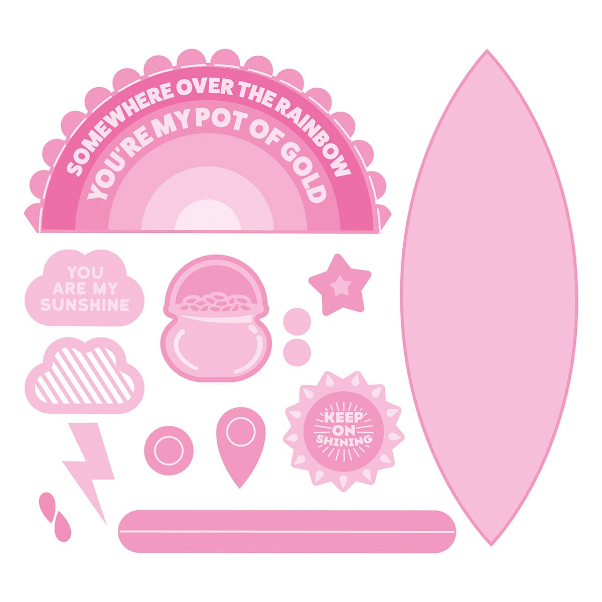 Wonderful Weather Rainbow Gift Box Die Set