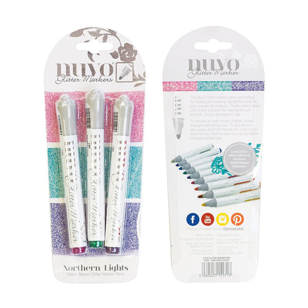 Nuvo - Glitter Markers - Northern Lights - 171n - tonicstudios