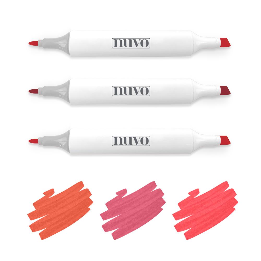Nuvo - Alcohol Marker Pen Collection - Rich Reds - 310n
