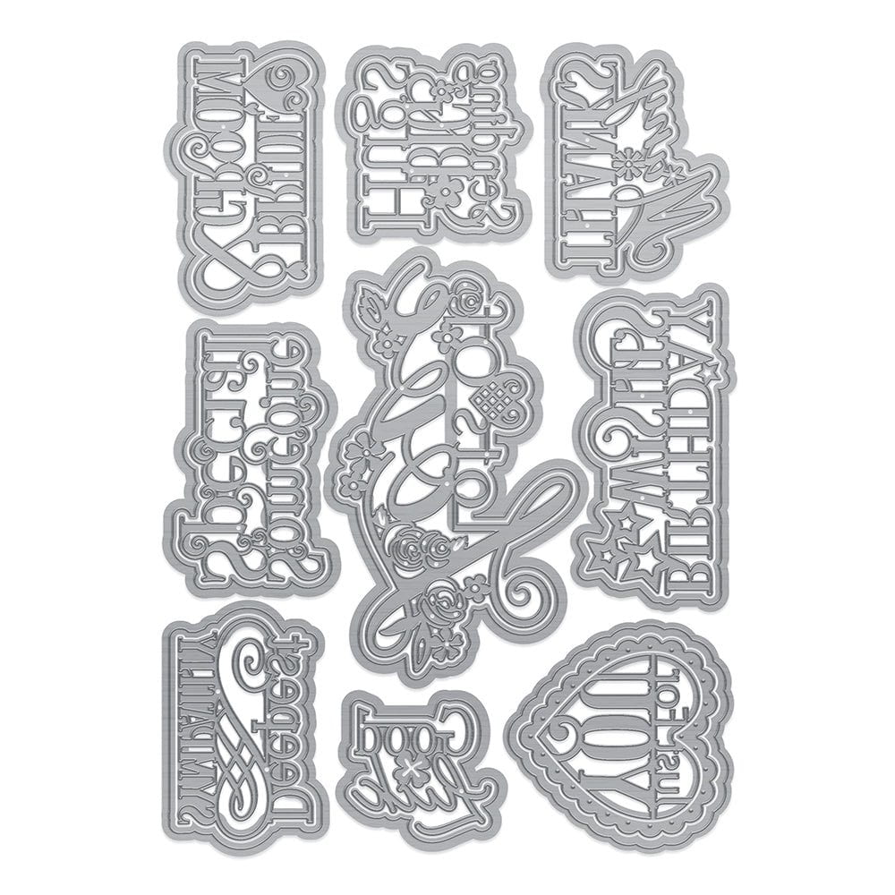 Tonic Studios - Intricate Oval & Ivy Die Set Collection - DB087