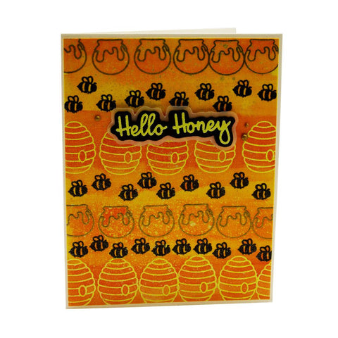 Stamp Club - Hungry Honey Bears - Stamp & Die Set - SC20