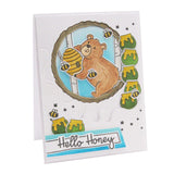 Load image into Gallery viewer, Stamp Club - Hungry Honey Bears - Stamp &amp; Die Set - SC20