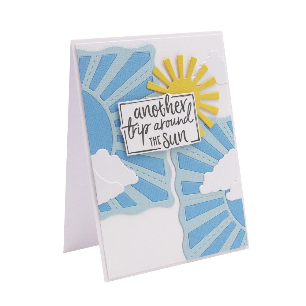 Stamp Club - Golden Sunrise - Stamp & Die Set - SC24