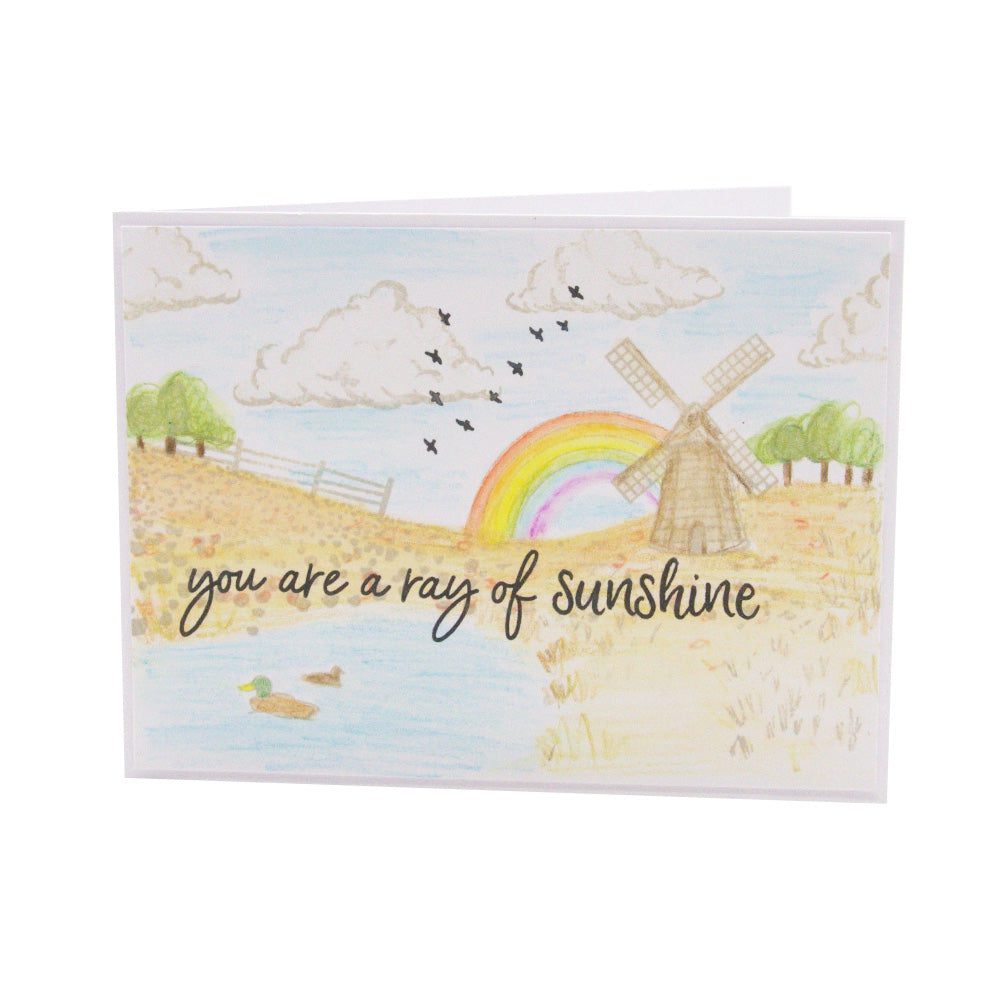 Stamp Club - Golden Sunrise - Stamp & Die Set - SC24