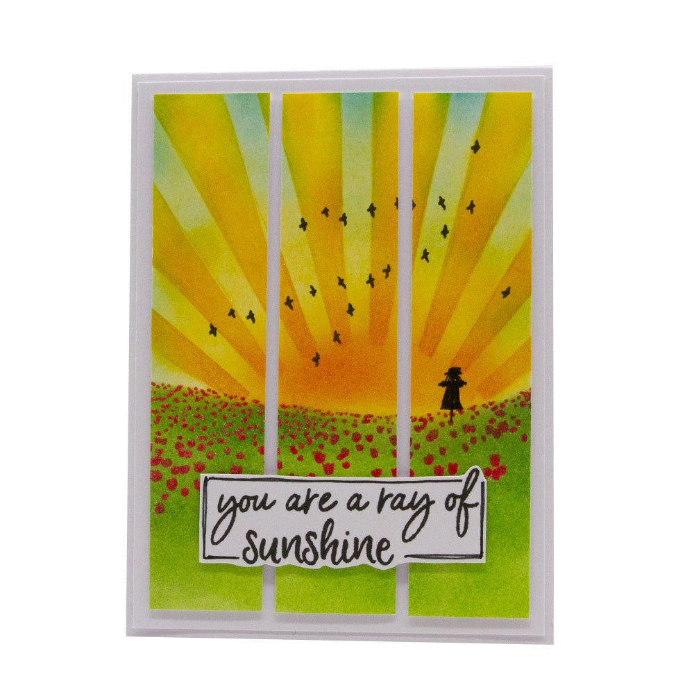 Stamp Club - Golden Sunrise - Stamp & Die Set - SC24