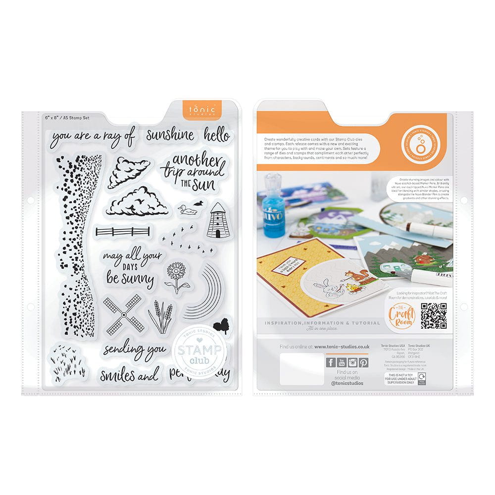 Stamp Club - Golden Sunrise - Stamp & Die Set - SC24