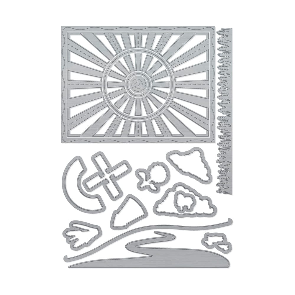 Tonic Studios Stamp Club Stamp Club - Golden Sunrise - Stamp & Die Set - SC24
