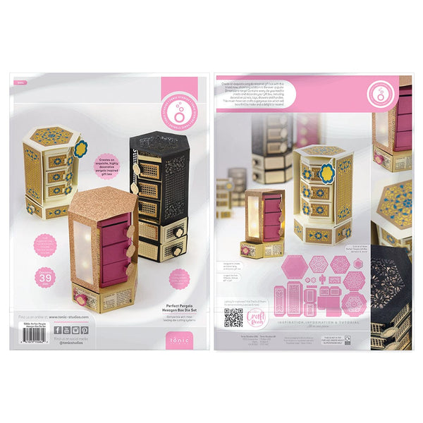 Perfect Pergola Hexagon Box Die Set - Showcase - 5062e