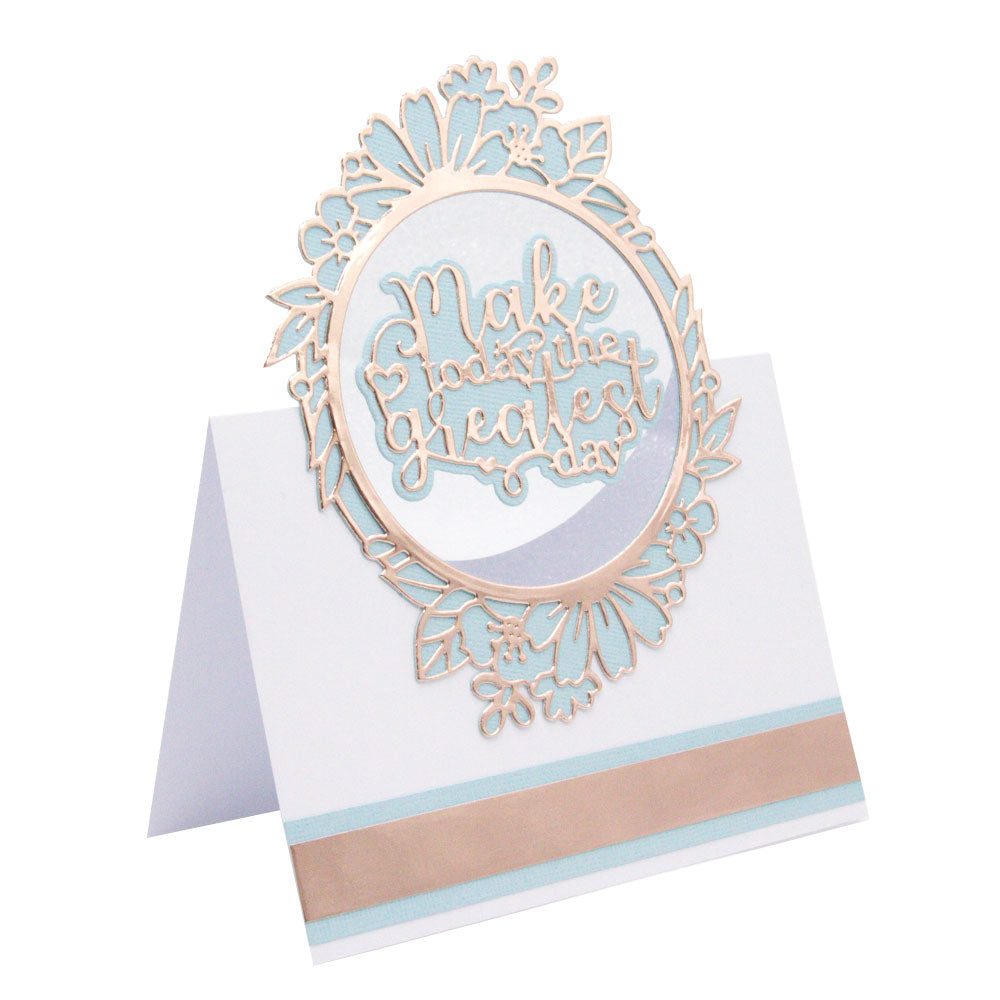 Foliage Frames & Inspiring Sentiments - Die Set Collection - DB071