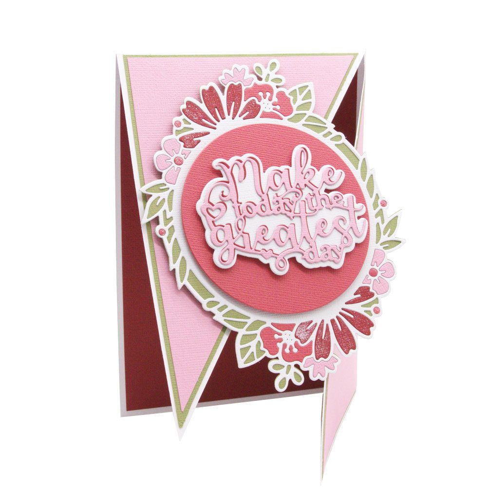 Foliage Frames & Inspiring Sentiments - Die Set Collection - DB071