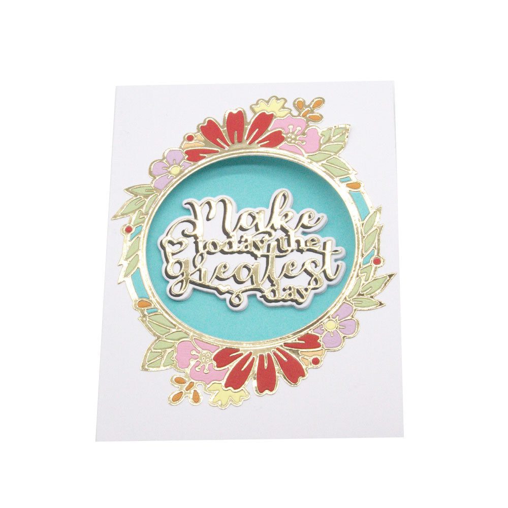 Foliage Frames & Inspiring Sentiments - Die Set Collection - DB071