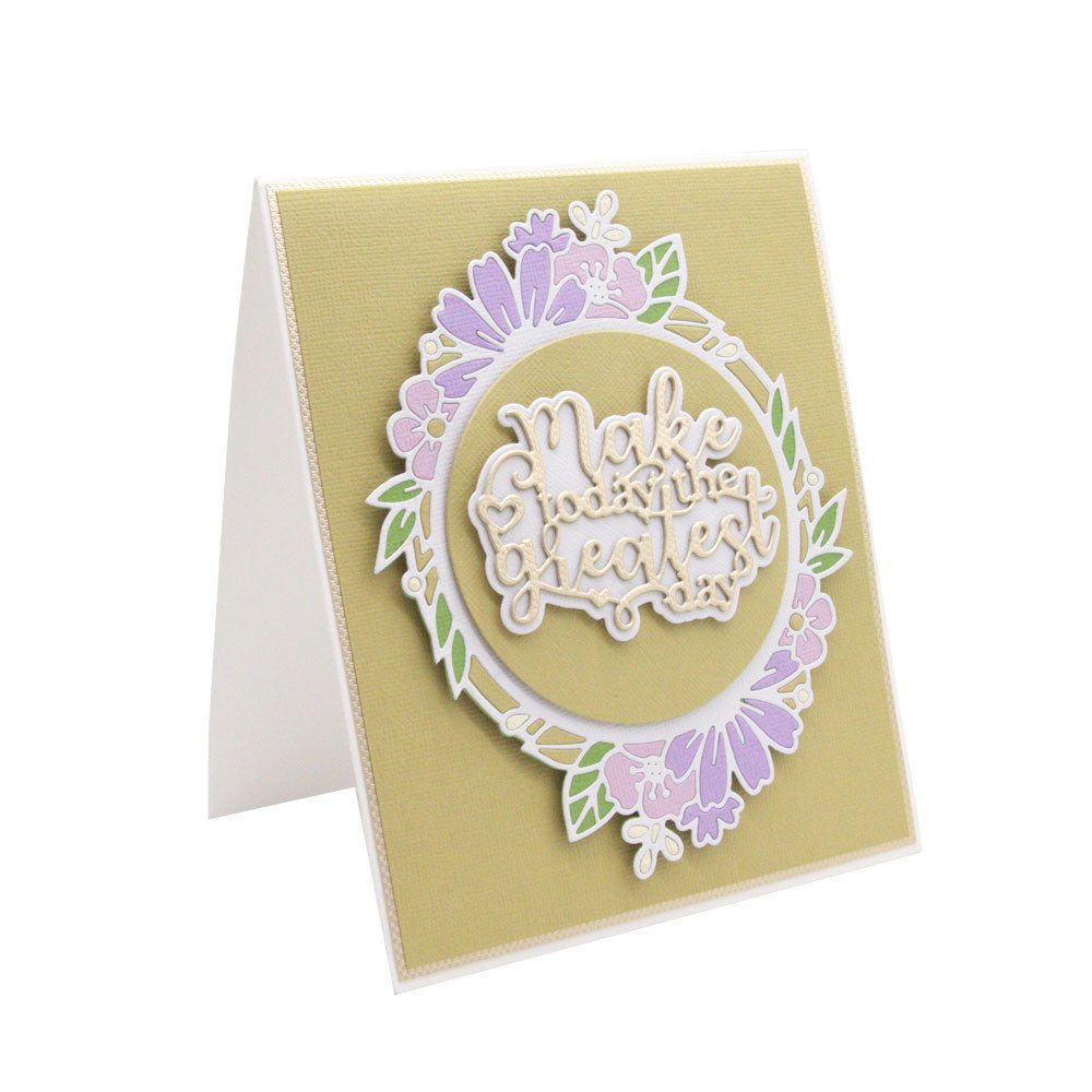Foliage Frames & Inspiring Sentiments - Die Set Collection - DB071