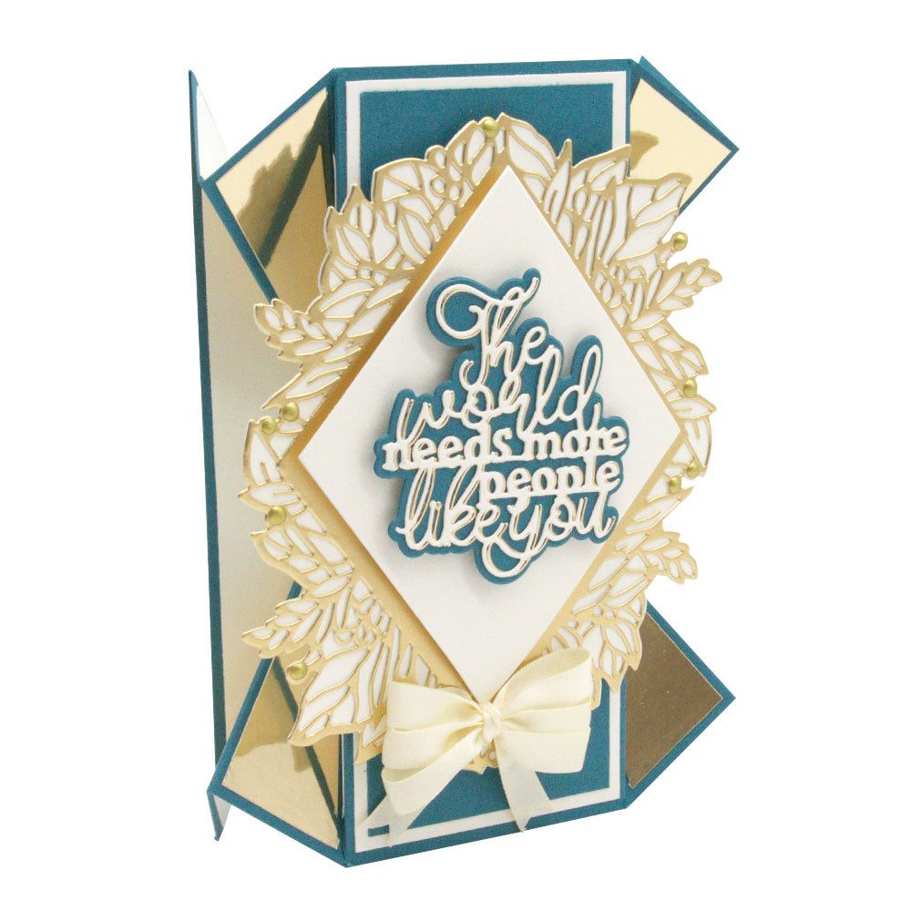 Foliage Frames & Inspiring Sentiments - Die Set Collection - DB071