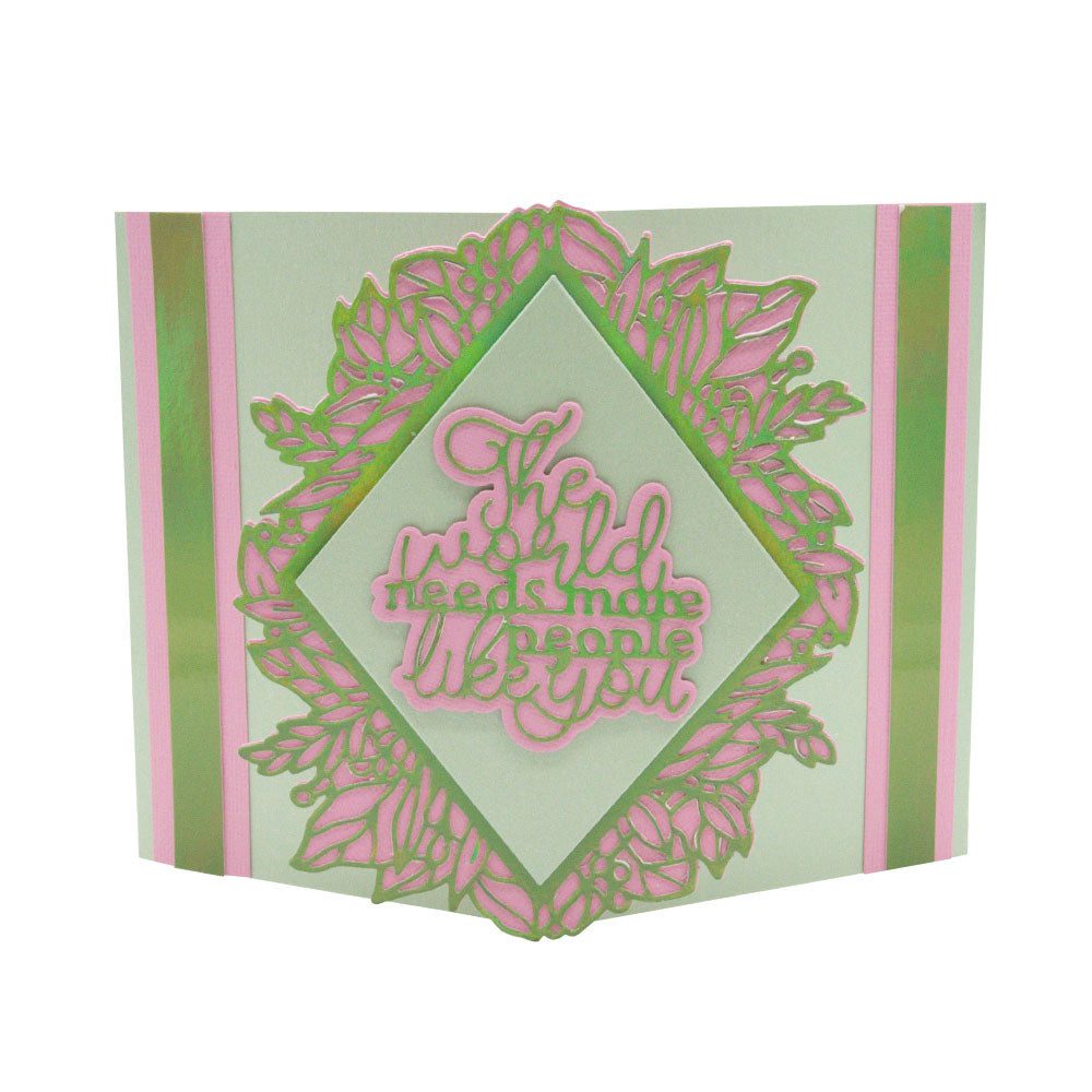 Foliage Frames & Inspiring Sentiments - Die Set Collection - DB071