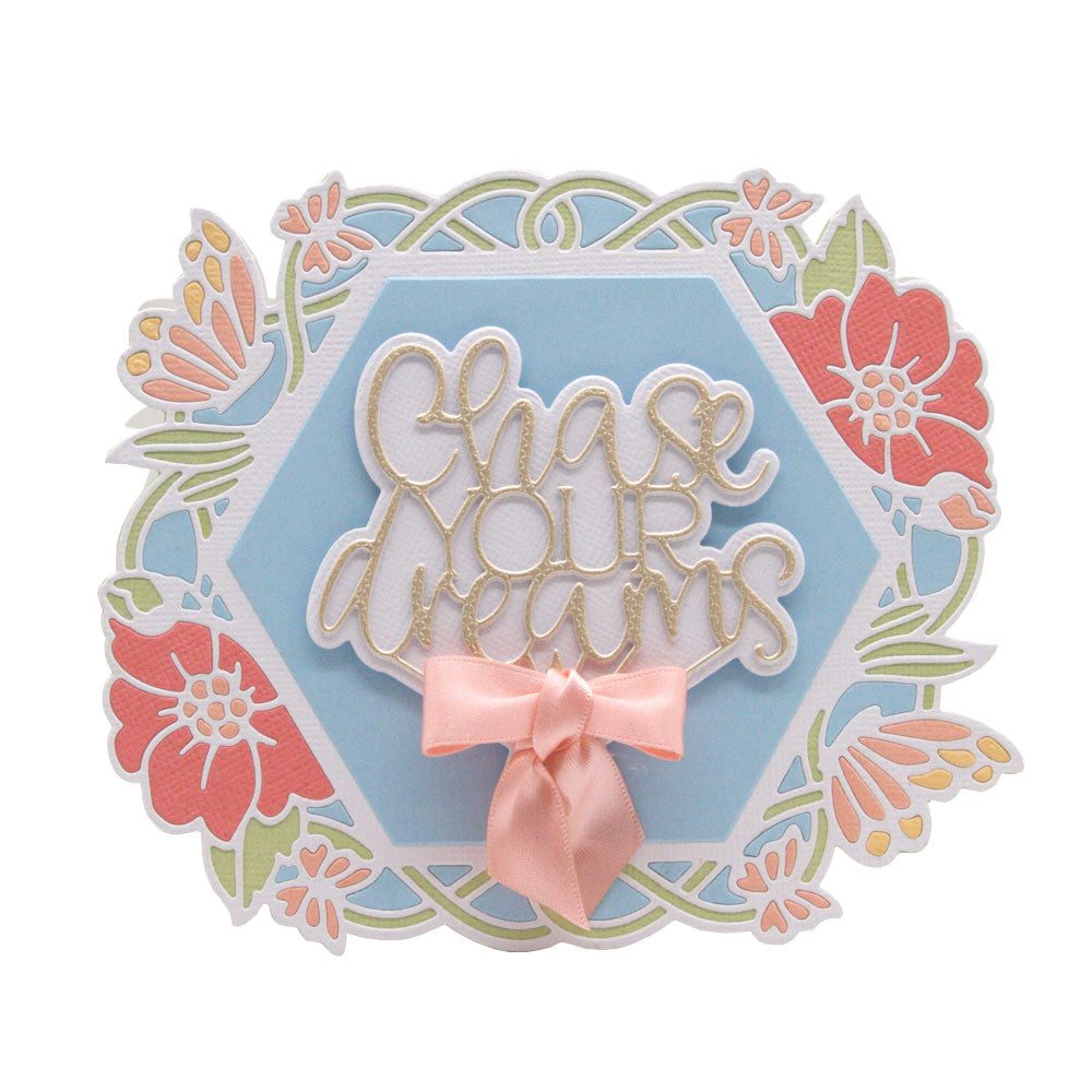 Foliage Frames & Inspiring Sentiments - Die Set Collection - DB071
