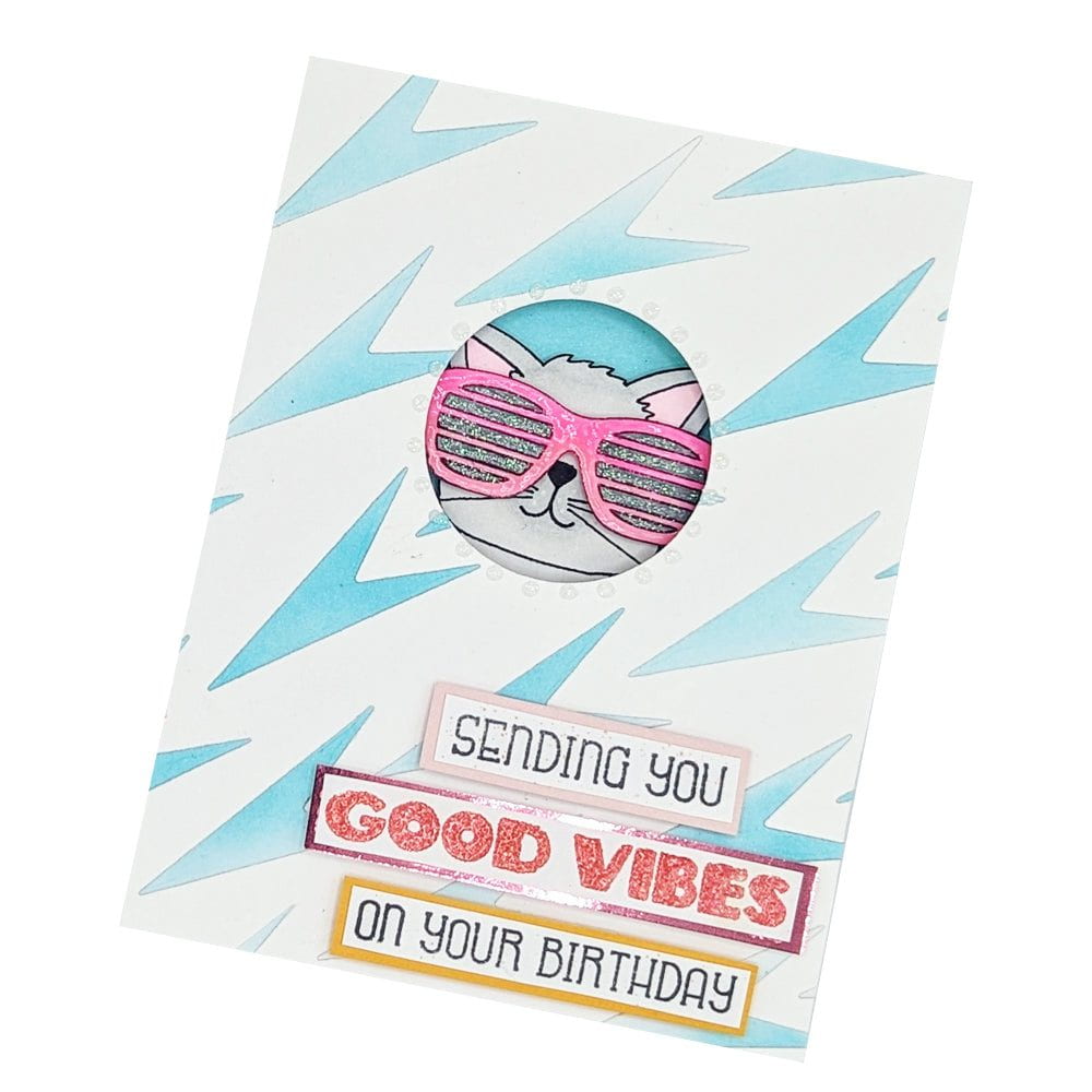 Stamp Club - Good Vibes - Stamp & Die Set - SC26