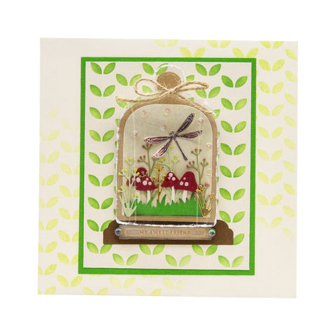 Bountiful Bell Jar Die and Stencils Collection - 5413e
