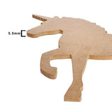 Load image into Gallery viewer, MDF Base Standing Unicorn 12&quot;X9.5&quot; 1/Pkg Standing Unicorn
