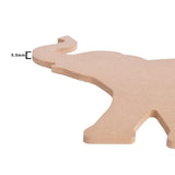 Load image into Gallery viewer, MDF Base Standing Elephant 8.5&quot;X8&quot; 1/Pkg Standing Elephant