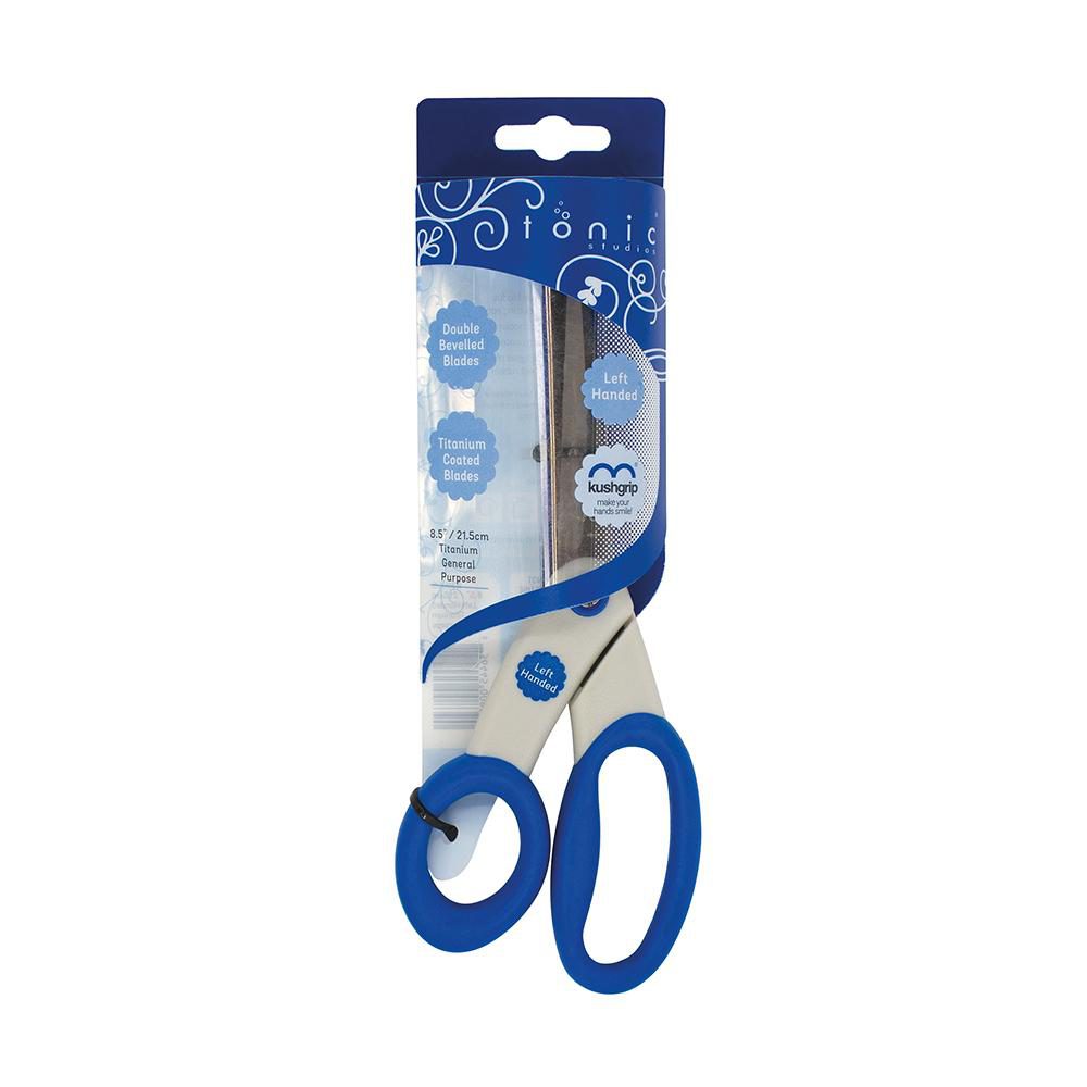 Kushgrip General Purpose Left Handed Scissors 21.5cm/8.5" - 839eUS (115e)