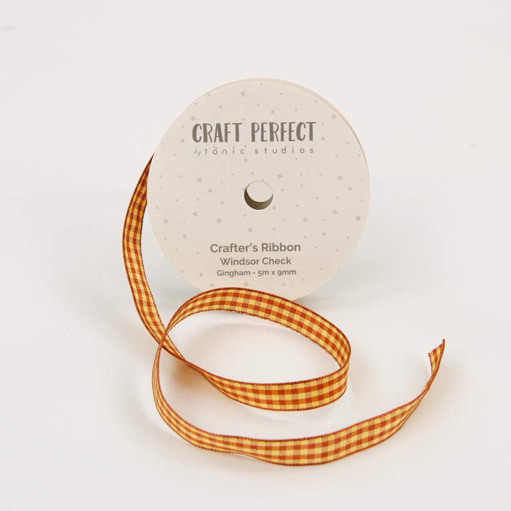 Craft Perfect - Ribbon - Gingham - Windsor Check - 9mm - 8984E