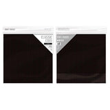 Load image into Gallery viewer, Craft Perfect - Classic Card - Jet Black - Weave Textured - 12&quot; x 12&quot; (5/Pk) - tonicstudios