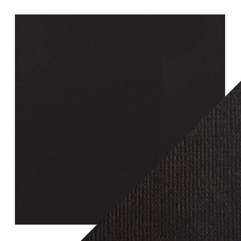 BLACKBIRD – 12x12 Jet Black Cardstock Bazzill Textured Scrapbook
