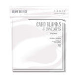 Load image into Gallery viewer, Craft Perfect - 10 Card Blanks &amp; Envelopes - Bright White - 7&quot; x 7&quot;- 9302E - tonicstudios