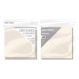Load image into Gallery viewer, Craft Perfect - 10 Card Blanks &amp; Envelopes - Ivory White - 7&quot; x 7&quot;- 9303E - tonicstudios