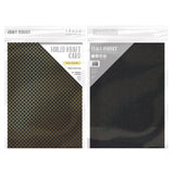 Load image into Gallery viewer, Craft Perfect - Foiled Kraft Card - Golden Quarterfoil - A4 (5/pk) - tonicstudios