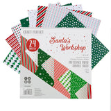 Load image into Gallery viewer, 6x6 Santa&#39;s Workshop Patterned Cardstock Pad (48 sheets) - 9384e
