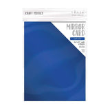 Load image into Gallery viewer, Craft Perfect - Mirror Card Satin - Cobalt Velour - 8.5&quot; x 11&quot; (5/PK) - tonicstudios